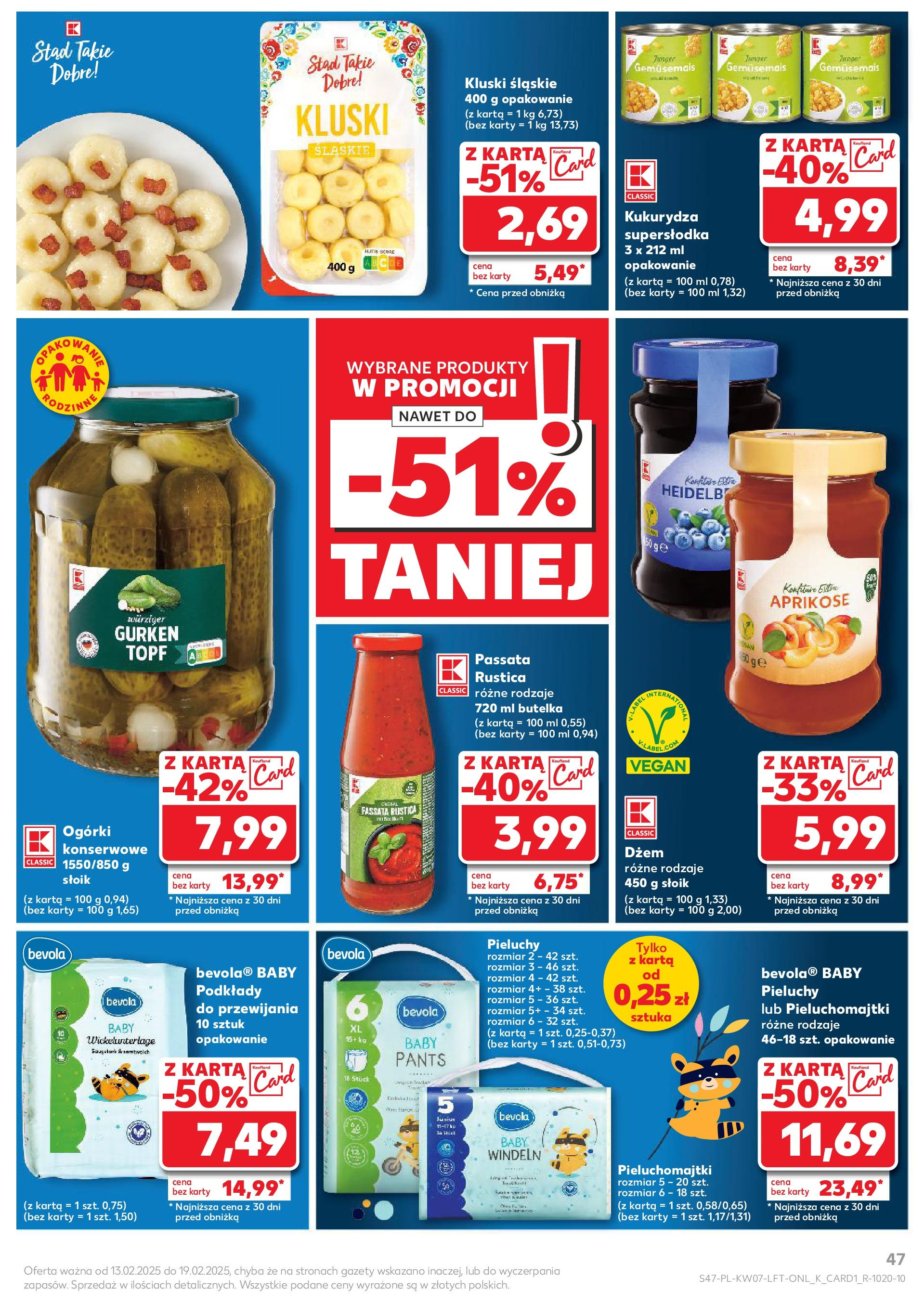 Kaufland gazetka od 13.02.2025 - od jutra PDF | Strona: 47 | Produkty: Fuet, Salami