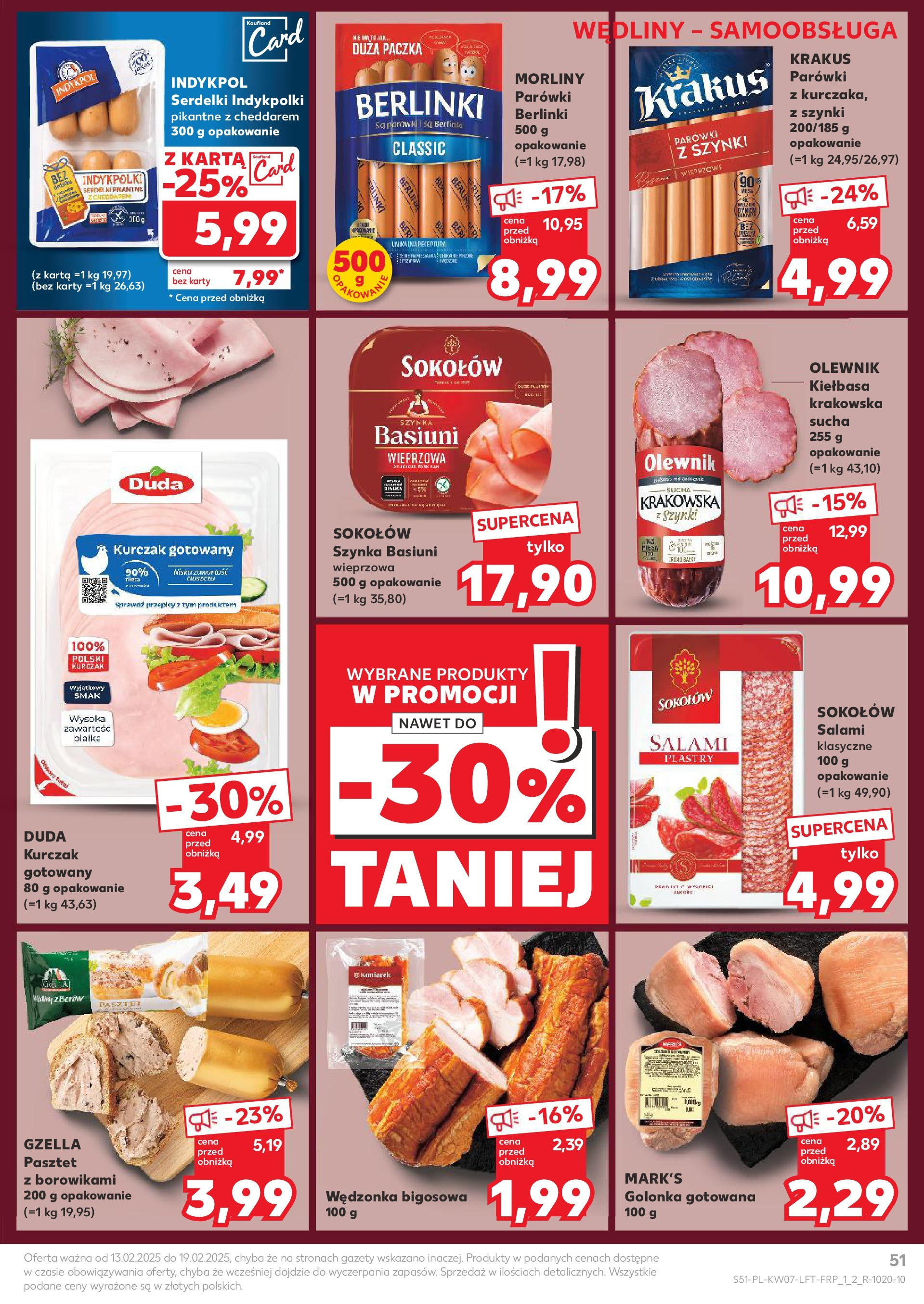 Kaufland gazetka od 13.02.2025 - od jutra PDF | Strona: 51 | Produkty: Jogurt, Skyr