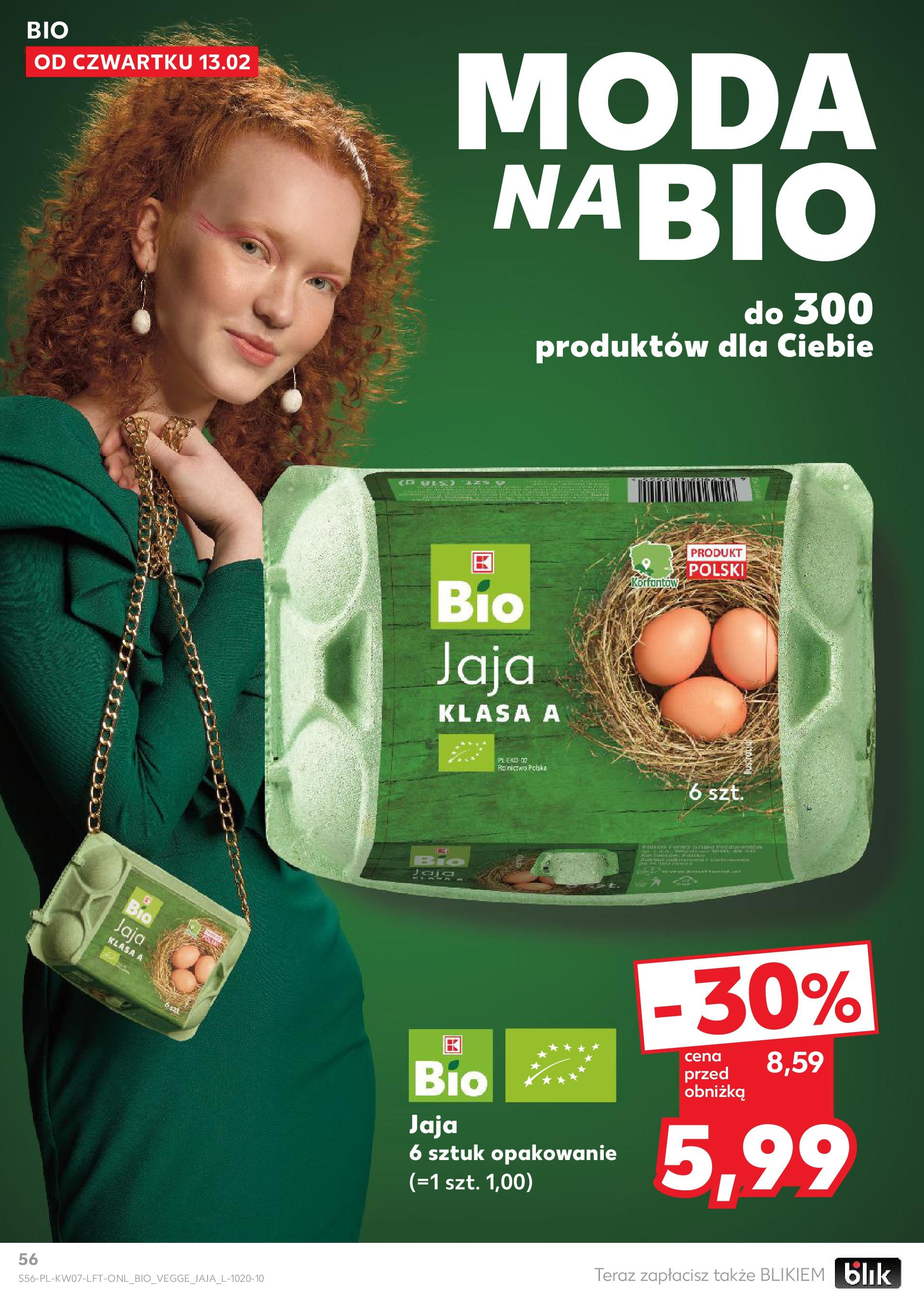 Kaufland gazetka od 13.02.2025 - od jutra PDF | Strona: 56 | Produkty: Karta, Bułka, Chleb, Śmietana