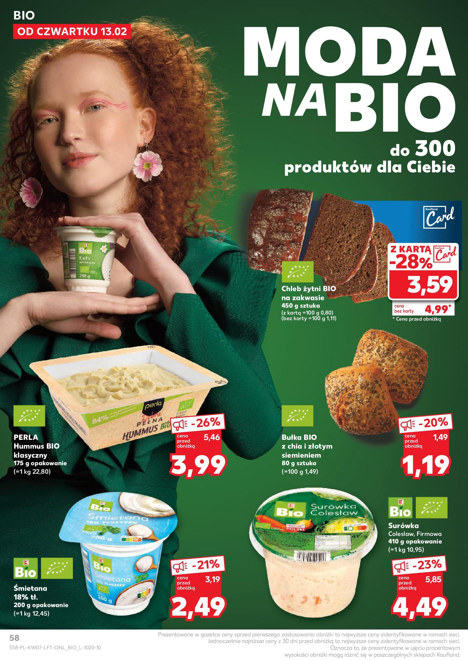 Kaufland gazetka od 13.02.2025 - od jutra PDF | Strona: 58 | Produkty: Karta, Alpro, Soja, Cheddar