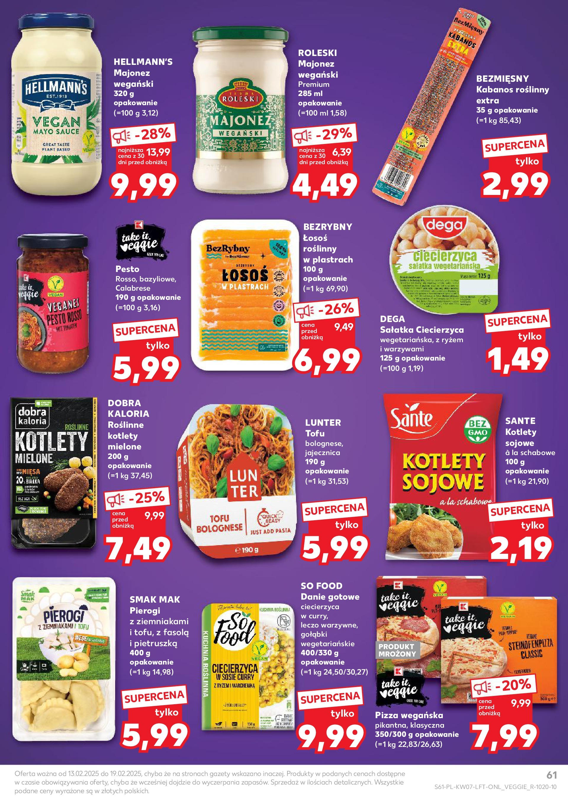 Kaufland gazetka od 13.02.2025 - od jutra PDF | Strona: 61 | Produkty: Sos