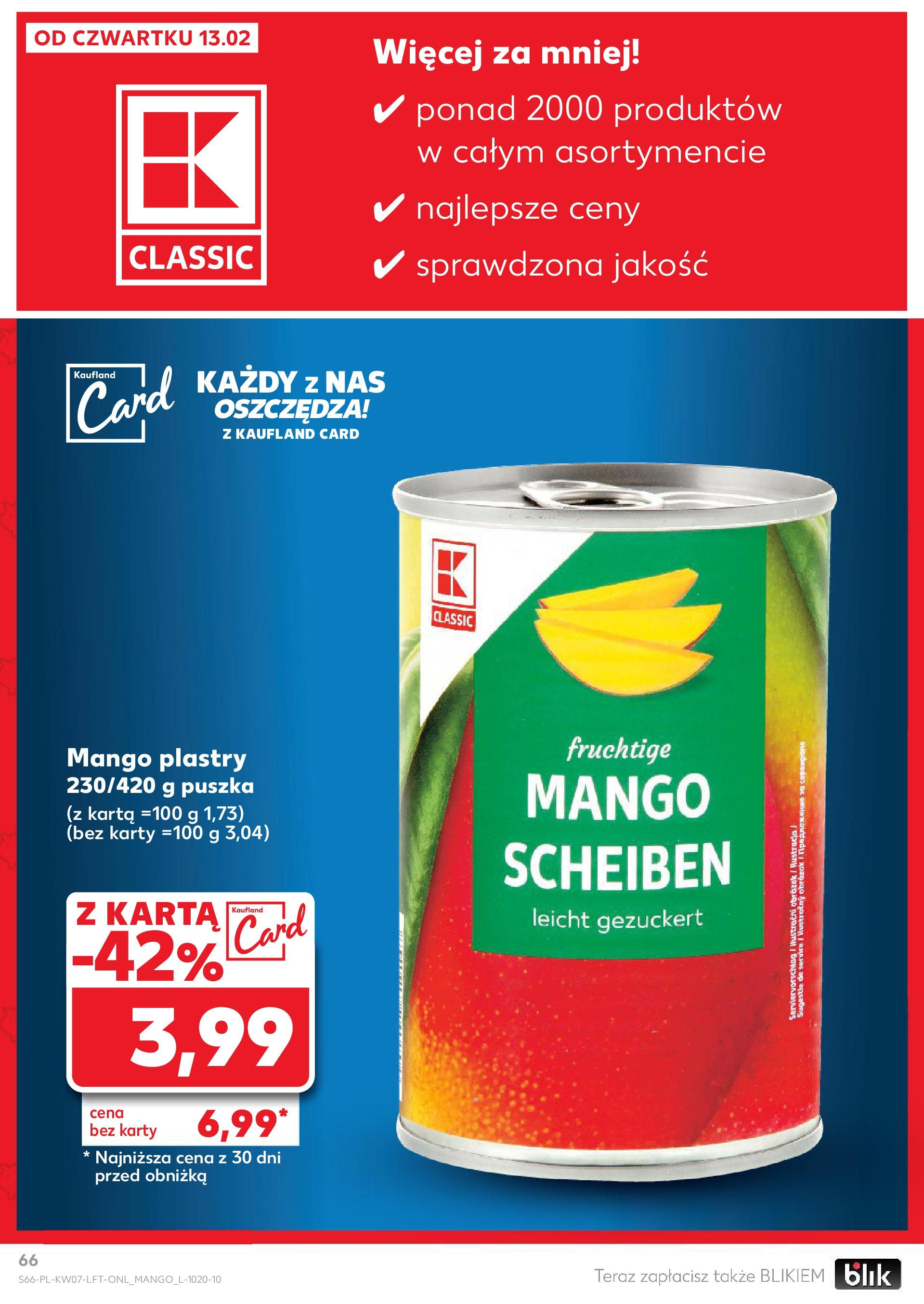 Kaufland gazetka od 13.02.2025 - od jutra PDF | Strona: 66 | Produkty: Oliwki zielone, Prosciutto, Mozzarella, Marchewka