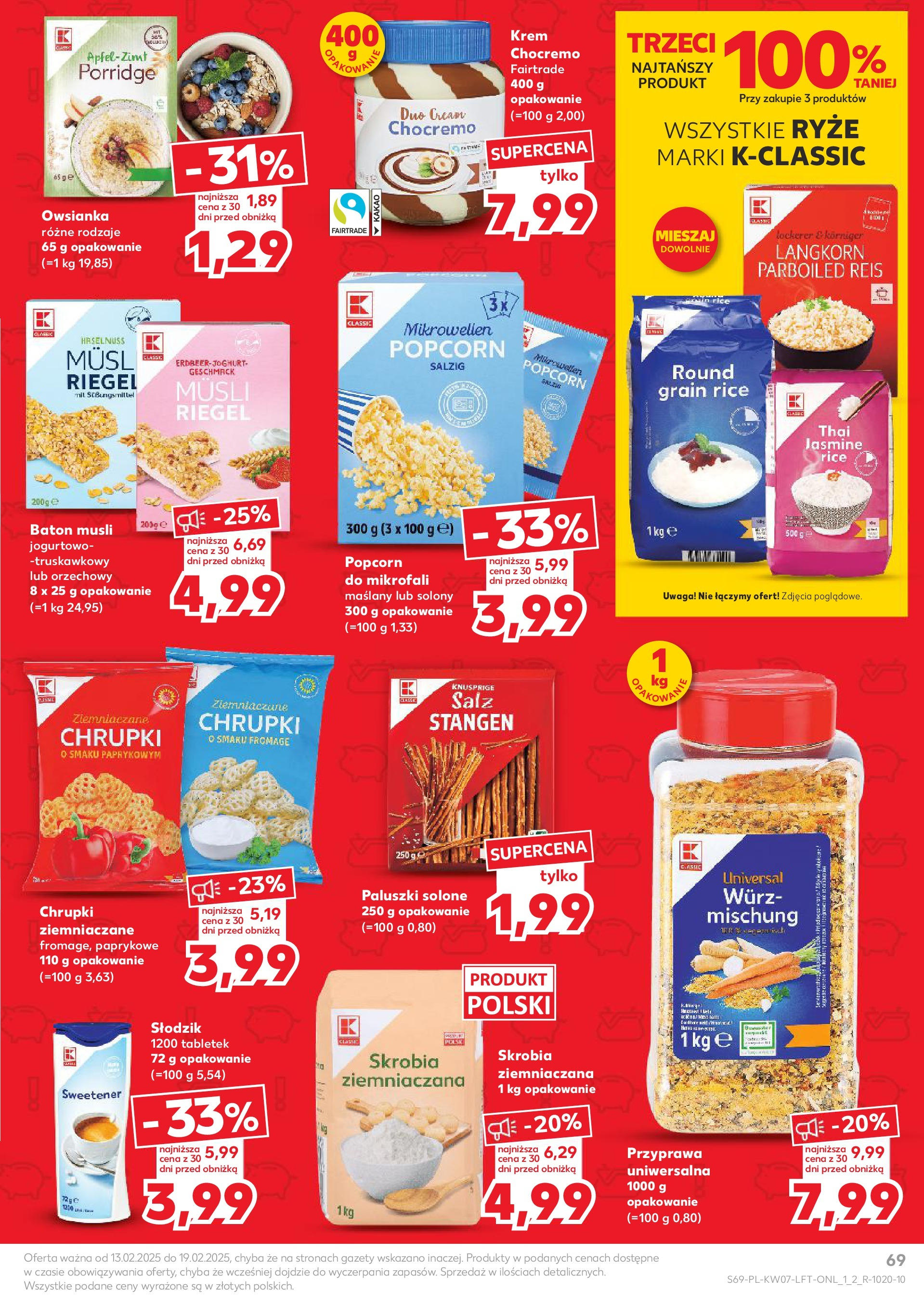 Kaufland gazetka od 13.02.2025 - od jutra PDF | Strona: 69 | Produkty: Herbata liściasta, Herbata