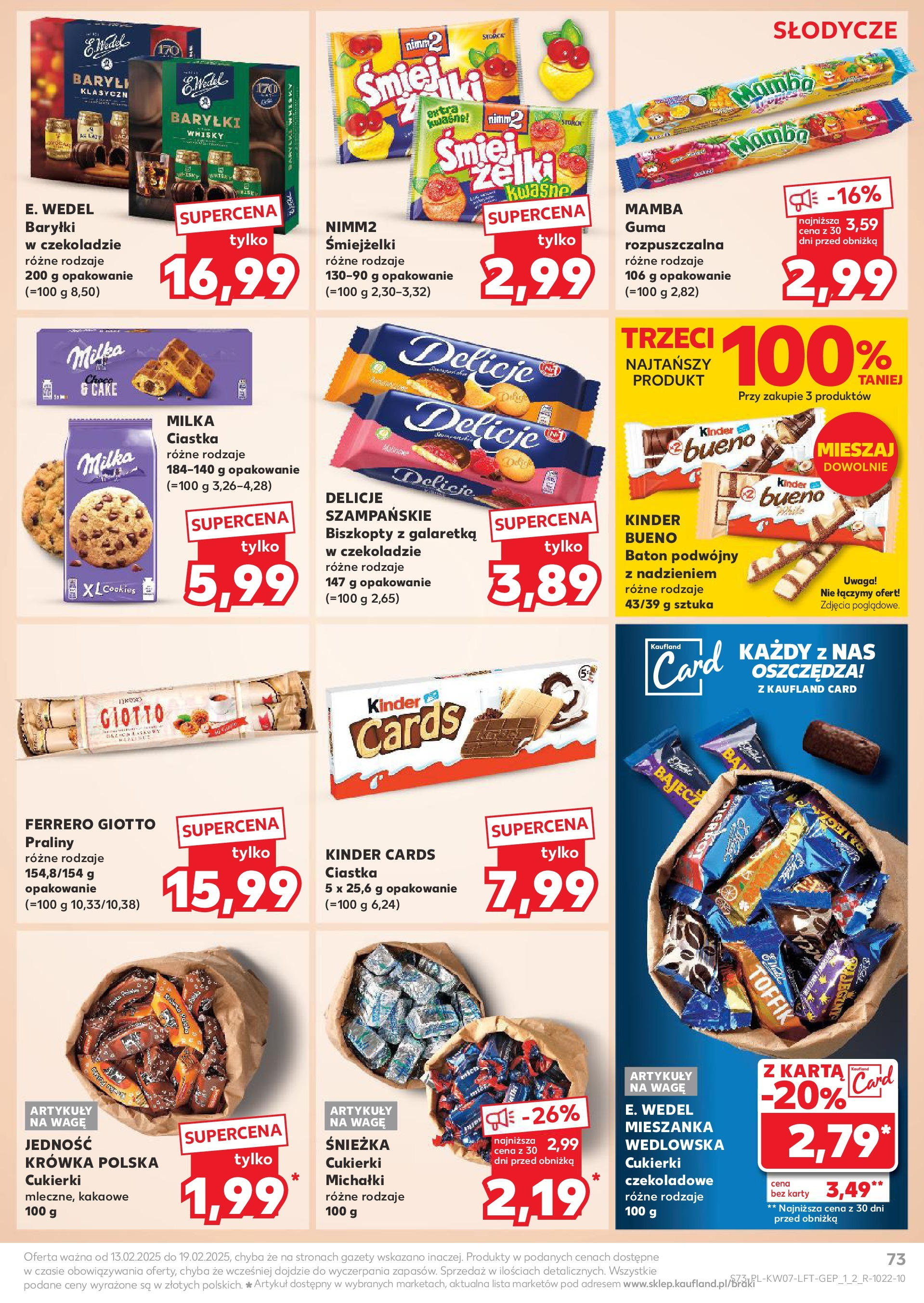 Kaufland gazetka od 13.02.2025 - od jutra PDF | Strona: 73 | Produkty: Piwo