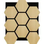 Möbelix Akustikpaneel Sonido Hexagon