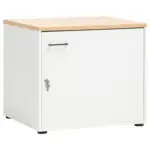 Möbelix Mehrzweckschrank Weiß/Eichefarben B: 67,1 cm