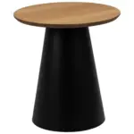 Möbelix Couchtisch Soli Naturfarben/Schwarz D: 45 cm