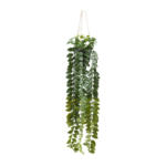 Möbelix Kunstpflanze, Hängepflanze Grün, H: 85 cm