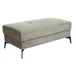Möbelix Hocker Zero Hellgrau/Beige 140x80 cm