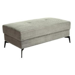 Hocker Zero Hellgrau/Beige 140x80 cm