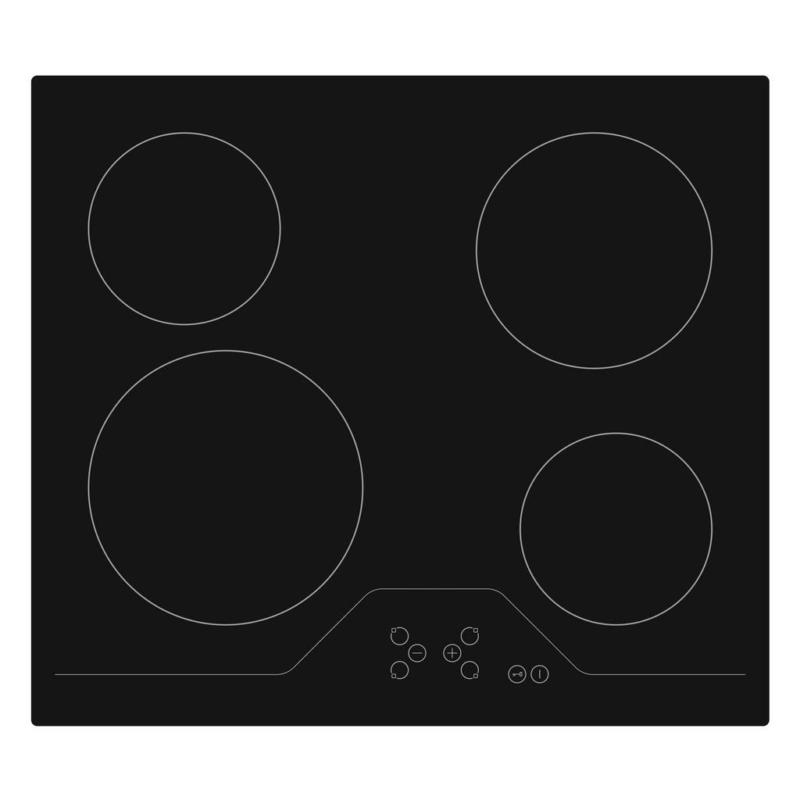Einbau-cerankochfeld Schwarz, B: 59 Cm