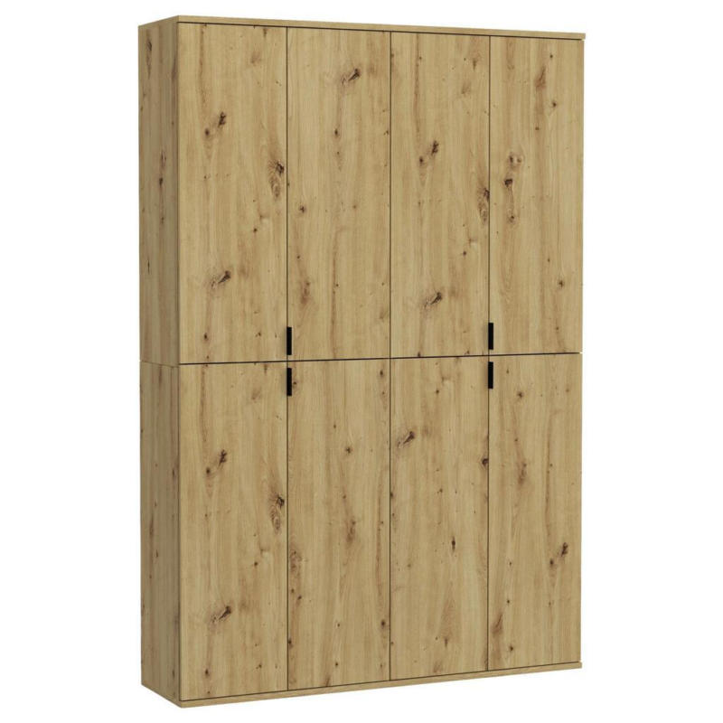 Garderobenschrank Projekt X Eiche Artisan B: 122 cm