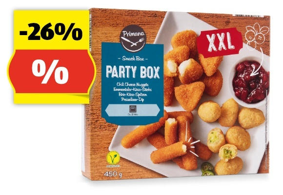 PRIMANA Party Snackbox, 450 g