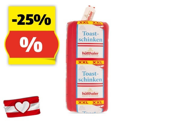 GENUSS 100% AUS ÖSTERREICH XXL Toastschinken, 800 g