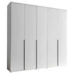 Möbelix Drehtürenschrank 225 cm Kevo Weiß