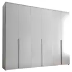 M&ouml;belix Dreht&uuml;renschrank 270 cm Kevo Wei&szlig;