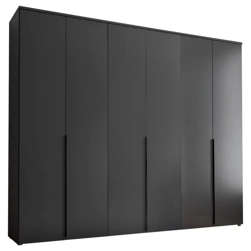 Drehtürenschrank 270 cm Kevo Graphitfarben