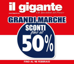 Grandi Marche sconti fino al 50%