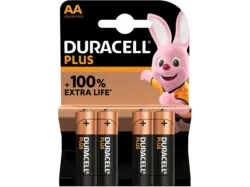 Duracell AA Plus Batterie, 4er Pack
