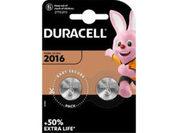 Duracell 2016 Lithium Knopfbatterie, 2er Pack (DL2016/CR2016); Knopfzelle