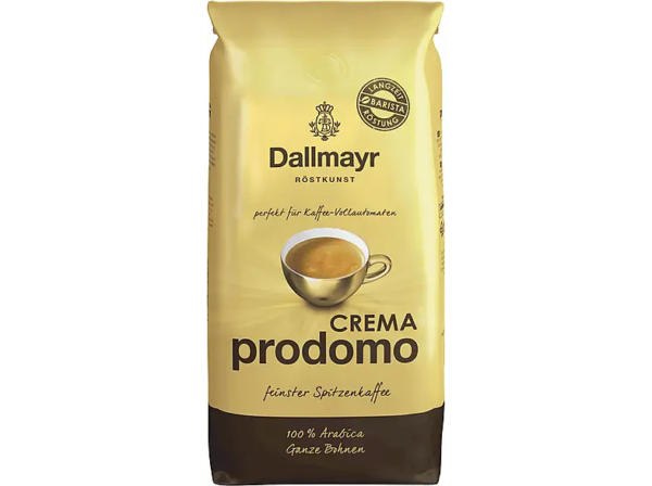 Dallmayr Bohnenkaffee Crema Prodomo 1000g (Kompatibles System: Kaffeevollautomaten); Kaffeebohnen