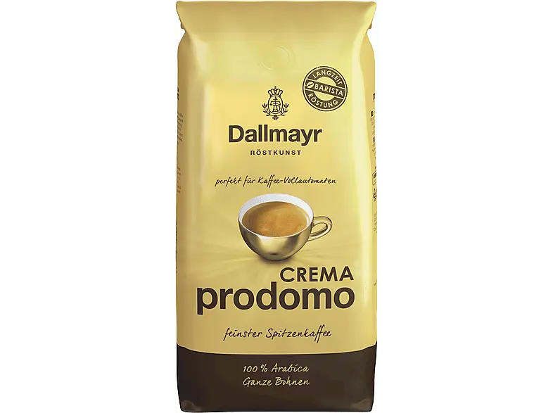 Dallmayr Bohnenkaffee Crema Prodomo 1000g (Kompatibles System: Kaffeevollautomaten); Kaffeebohnen