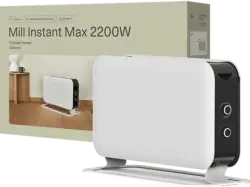 Mill CO2200LEDmax Instant Tragbarer Heizkörper (2200 Watt, Raumgröße: 30 m²)