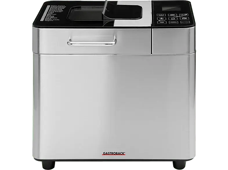 Gastroback 42823 Advanced Design Brotbackautomat, Edelstahl, Schwarz