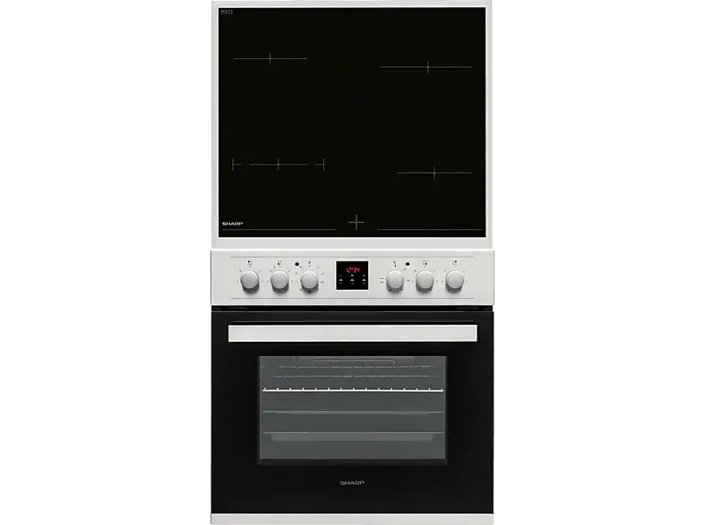 Sharp K-62D19IM0-EU, Einbauherdset (Strahlungsheizung, A, 69 l)