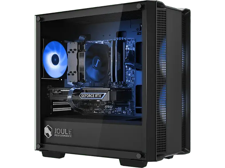 JOULEPerformANCE Gaming PC mit AMD Ryzen™ 7 5700x3D Prozessor, Nvidia GeForce RTX™ 4060 super Grafikkarte, 8 GB GDDR6, 16 DDR RAM, 1,5 TB SSD, Windows 11