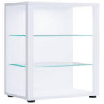 Möbelix Vitrine Glasol S B: 52 Cm Weiß