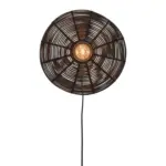 M&ouml;belix Wandleuchte Tanami/w/4010/b