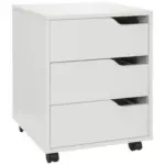 Möbelix Rollcontainer Weiß Organiser 40x54x40 Cm