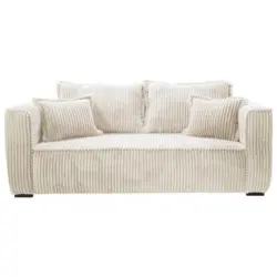 Sofa Modena inkl. Kissen Creme, B: 223 cm