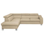 Möbelix Ecksofa Aspen Lederlook Beige 208x245 cm