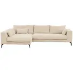 Möbelix Ecksofa Berlin Cord Creme 172x313 cm