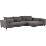 Möbelix Ecksofa Berlin Cord Grau 313x172 cm