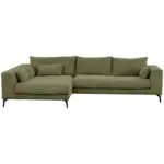 Möbelix Ecksofa Berlin Cord Olivgrün 172x313 cm