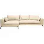 Möbelix Ecksofa Berlin Webstoff Creme 172x313 cm