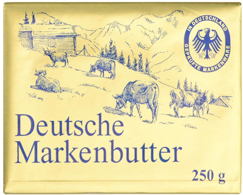 DEUTSCHE MARKENBUTTER Краве масло