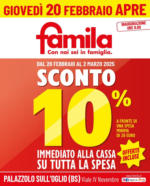 Famila Sconto 10% - al 02.03.2025