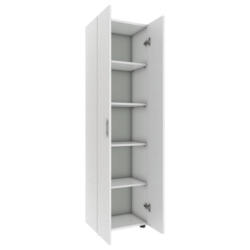 Aktenschrank Ulas 5 Holzwerkstoff Weiß B: 49 cm