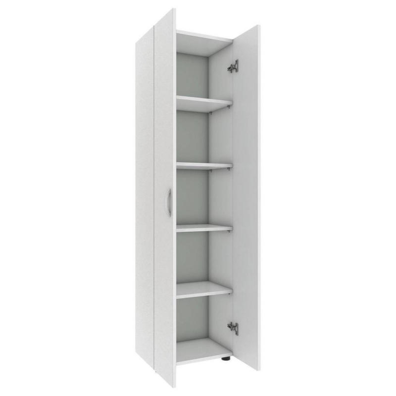 Aktenschrank Ulas 5 Holzwerkstoff Weiß B: 49 cm