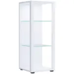 Möbelix Vitrine Glasol M B: 35 Cm Weiß