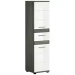 Möbelix Midischrank Blake Rauchsilber/weiß B: 35 Cm