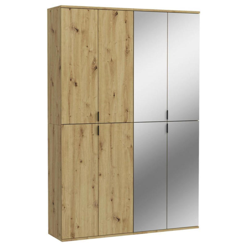 Garderobenschrank Projekt X Eiche Artisan B: 122 Cm