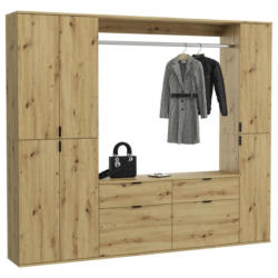 Garderobe Projekt X Eiche Artisan B: 212 Cm