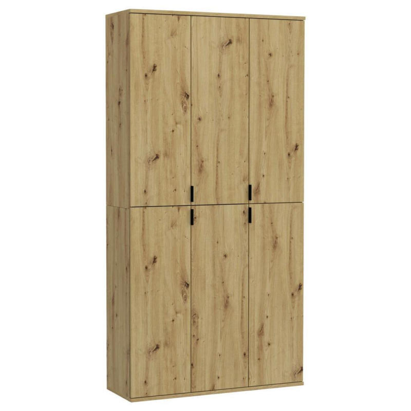 Garderobenschrank Projekt X Eiche Artisan B: 91 Cm