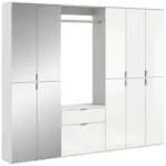 M&ouml;belix Garderobe Projekt X 4-teilig Wei&szlig; B: 213 Cm