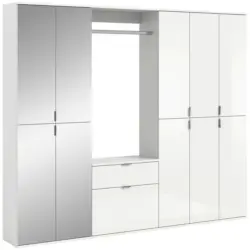Garderobe Projekt X 4-teilig Weiß B: 213 Cm